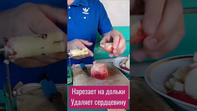 Яблокорезка в работе (купить можно на sianiegomel.by) смотреть онлайн