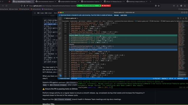 Kubernetes Release Team Docs- Syncing the k/website dev-[future] with main (with merge conflict) смотреть онлайн
