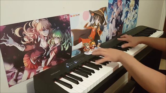Black Clover Opening 1 - "Haruka Mirai" (Piano w/ Lyrics) смотреть онлайн