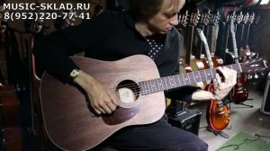 Обзор акустической гитары из массива Cort EARTH70 MH OP