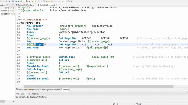 Switching Tabs using Browser Library in Robot Framework смотреть онлайн