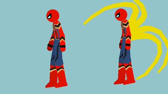 Iron Spiderman with Iron Hands And Normal Iron Spiderman смотреть онлайн