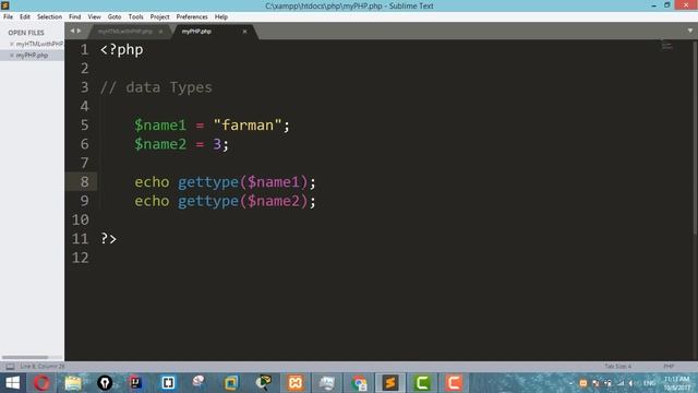 PHP Tutorial For Beginners 14 - Data Types in PHP смотреть онлайн
