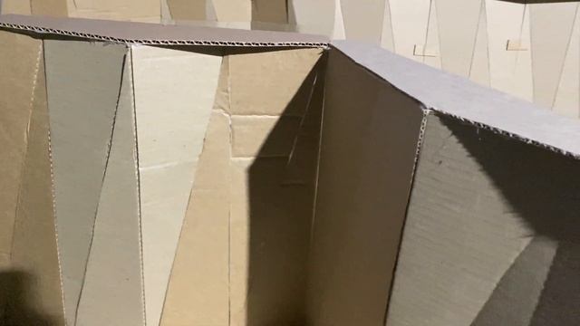 Большой домик из картона для собаки. смотреть онлайн