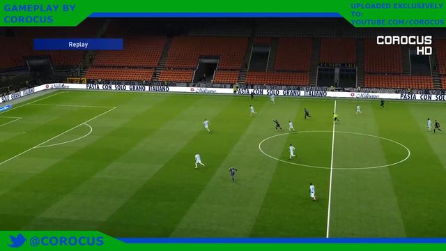 Inter Milan vs Napoli | Giuseppe Meazza Stadium | 2020-21 Serie A | PES 2021 смотреть онлайн