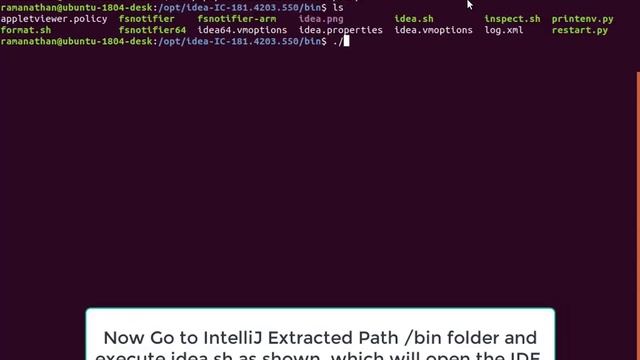 IntelliJ IDEA 2018 Community Edition installation in Ubuntu 18.04 LTS смотреть онлайн