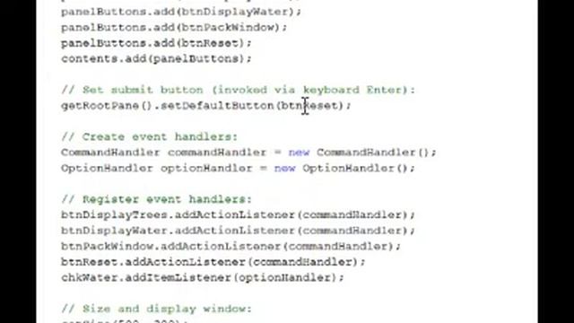 Java GUI Button Components смотреть онлайн