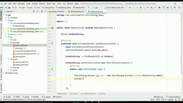 How To Implement Custom AlertDialog in android studio | UI Designing AlertDialog смотреть онлайн