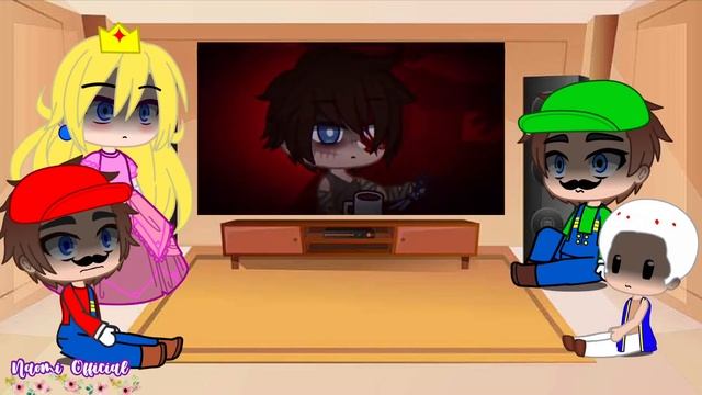 Mario React To Afton Family Memes II Fnaf II Gacha Club II Naomi Official xD смотреть онлайн