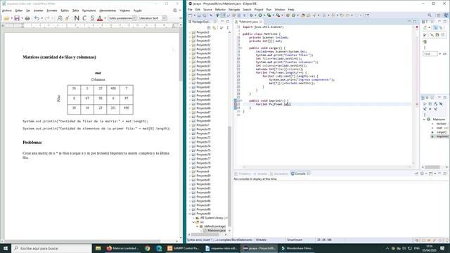 Matrices (cantidad de filas y columnas) - 1 смотреть онлайн