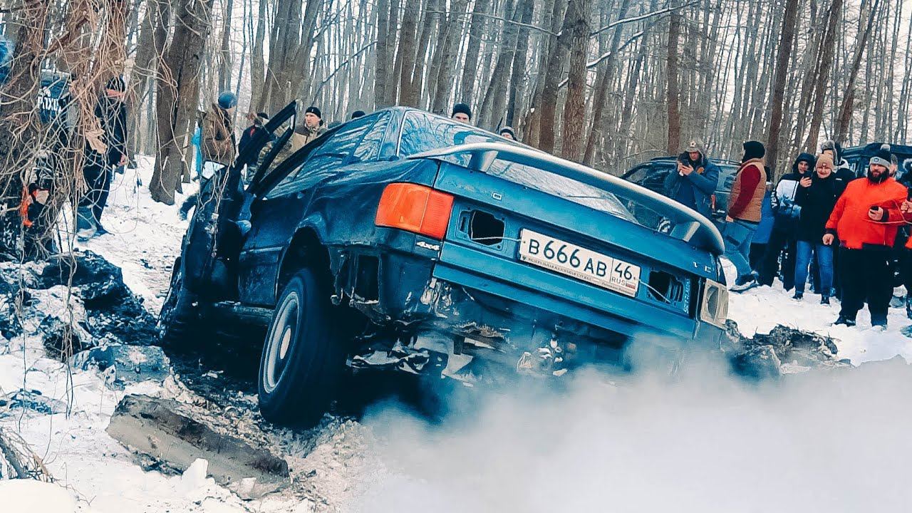 Безумцы на AUDI ! TOYOTA LC100 против УАЗ ПАТРИОТ на бездорожье смотреть онлайн