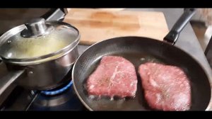 Cтейк "Минутка" из мраморной говядины