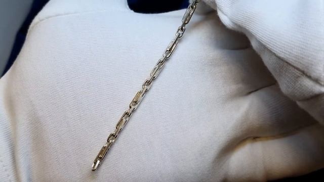 Плетение № 24 Якорь 2+1. Виды плетения золотых браслетов и цепочек. смотреть онлайн