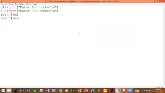 Python program to add two numbers | Addition of two numbers in python | Python addition смотреть онлайн