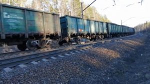 «Разноцветная сплотка»! Электровоз ВЛ11-003+ВЛ11М-201 с грузовым поездом. БМО Ж