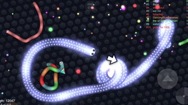 Slither.io A.I Pro Tiny Snake Vs Giant Noob Snakes Epic Gameplay (Slitherio Enjoy In The Game)