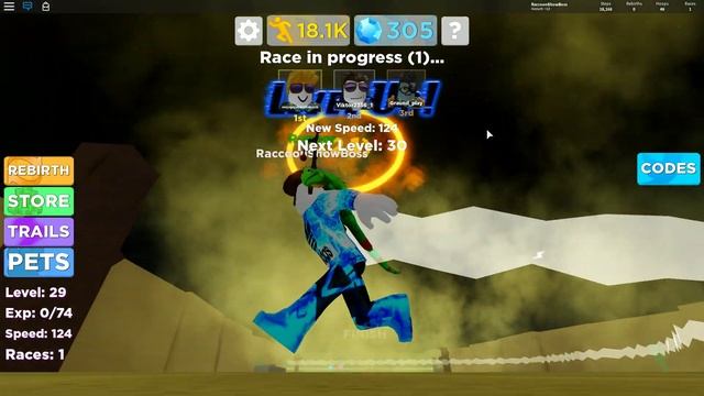 Я стал легендой скорости?! Роблокс Legends Of Speed! смотреть онлайн