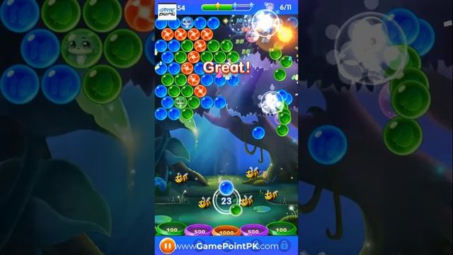 Bubble Pop Puzzle Game Legend Level 6 #shorts ? ( Bubble Pop Game Online ) short @GamePointPK смотреть онлайн
