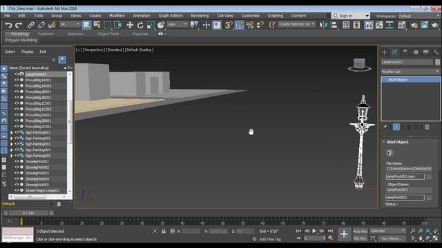 Using XRef in 3ds Max 2018 смотреть онлайн