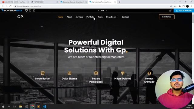 #1. Django Gym Fitness Web Application Project смотреть онлайн