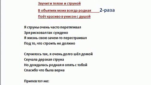 Гитара звонкая (минус) смотреть онлайн