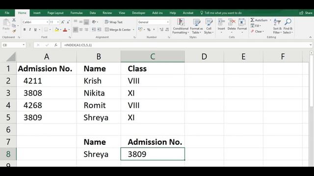 How to use Index+Match Formula in MS Excel 2016 (In Hindi) | Series 2 of 3 смотреть онлайн