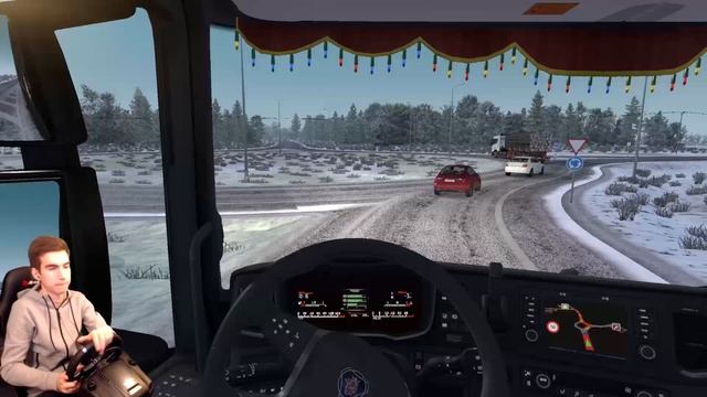ОБНОВЛЕННАЯ ЗИМА И GHOST SCREEN - Euro Truck Simulator 2 - Beyond the Baltic Sea (1.33.2.19s) [#183 смотреть онлайн