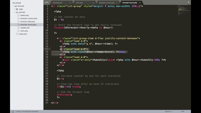 Using the Darksky API with PHP, Part 14: Converting to Celsius смотреть онлайн