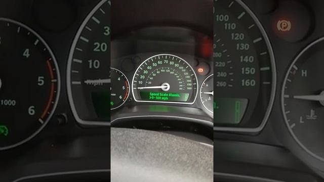 Saab 9-3 vehicle settings Menu смотреть онлайн