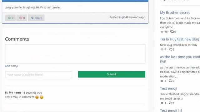 Emoji - Emoticons plugins for PHP Confession Script смотреть онлайн