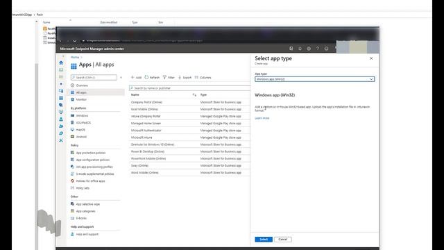 Win32 App Deployment through Intune смотреть онлайн