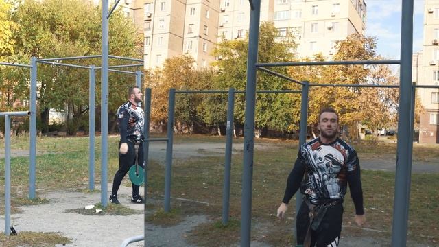 Челлендж Шреддера. Подтягивания с общим весом 130 кг. смотреть онлайн