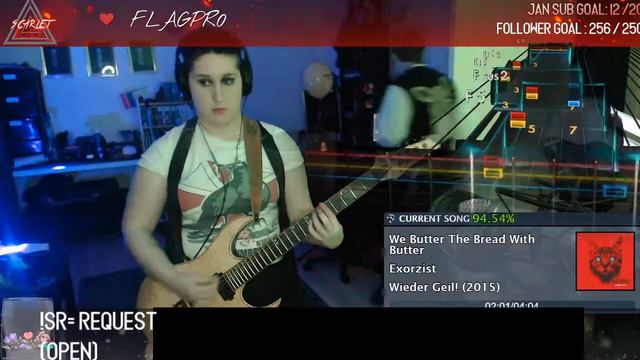 Exorzist We butter bread with butter 91% ( ROCKSMITH SIGHT READ / REACTION ) Guitar cover смотреть онлайн