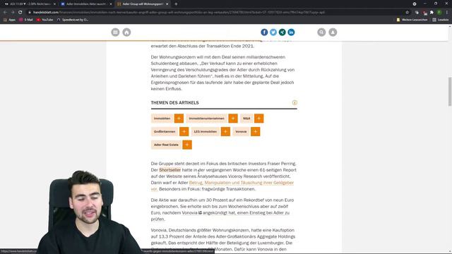 Betrugsvorwürfe, Verkauf von Wohnungen an LEG und Einstieg von Vonovia | Adler Group Aktien News смотреть онлайн