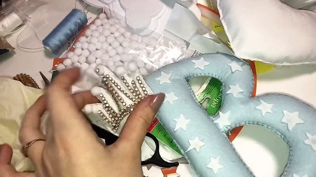 DIY метрика и имя из фетра и мобиль ? смотреть онлайн