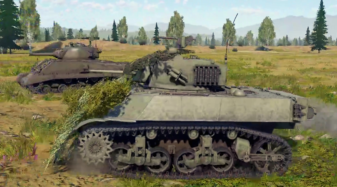Бой на танке M3A3 Stuart (китайский) в War Thunder. смотреть онлайн