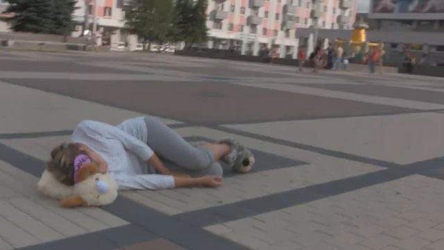 Флешмоб "Всем спать",24 июля 2011. г.Брянск. смотреть онлайн