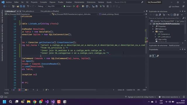 11 - Listado de datos - parte 2 | Proceso CRUD (C Sharp y SQLite) смотреть онлайн