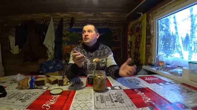 Живу в тайге. Готовим хариуса в горшочке в печи. Зимний день в избе. Рыбалка на хариуса. смотреть онлайн