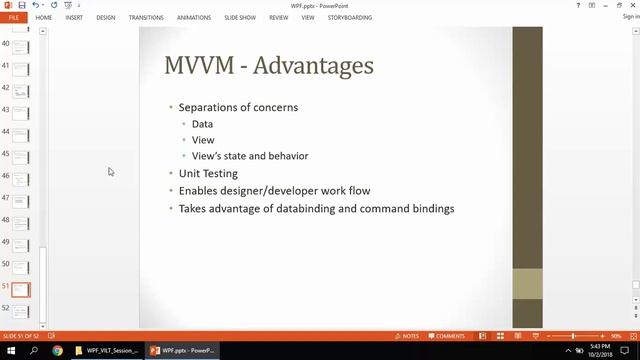 WPF & MVVM 01 Introduction to MVVM pattern смотреть онлайн