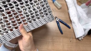 Ажурная сумочка /бумажная лоза /ручная работа /Handarbeit /Frauen Tasche