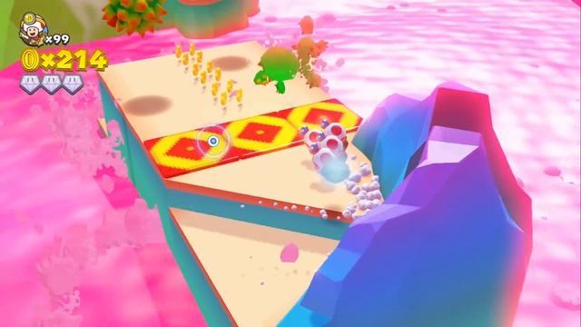 Cookatiel's Sizzling Sprint | All Coins, All Gems, 4 Toads | Captain Toad: Treasure Tracker смотреть онлайн