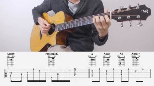 【TAB】Over the Rainbow - FingerStyle Jazz Guitar ソロギター【タブ】