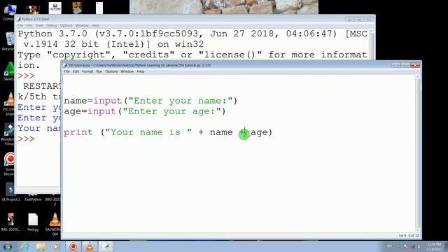 5 # Python Tutorial | What is Input? | Convert string to integer and integer to string | SALWORK смотреть онлайн