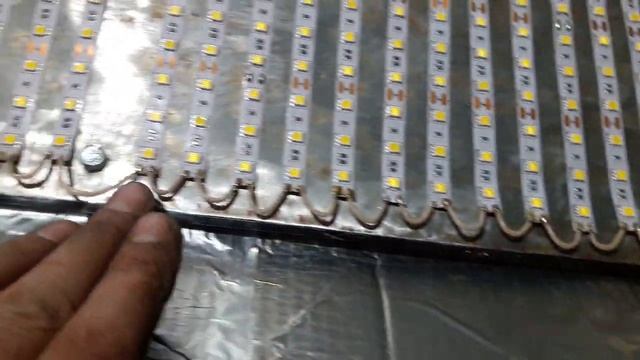 Бесплатное освещение. Освещение в гараже. Мощьный светильник без драйвера и блока питания. смотреть онлайн