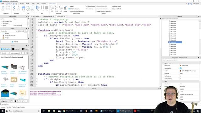 Roblox - Lets Make A Game - Remember Your Floatys! [BodyPosition] смотреть онлайн