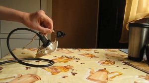 Термопредохранитель из Китая , тест на отключение.  Не работает.