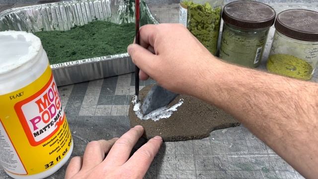 How to make Cheap Miniature Grass flock foliage tutorial смотреть онлайн
