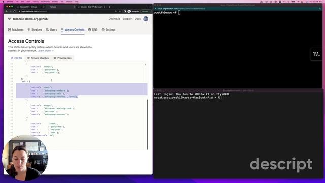 Tailscale SSH Demo (90 seconds) смотреть онлайн