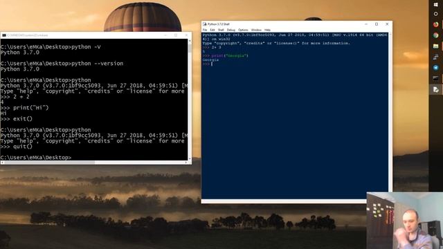 Python N1. Python 3-ის ინსტალაცია(Windows, Linux), პირველი პროგრამის გაშვება смотреть онлайн